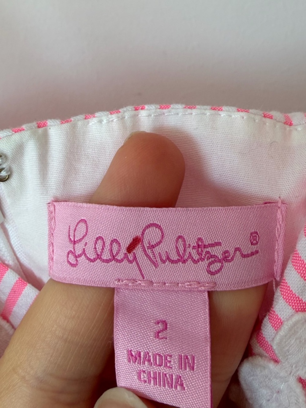 Lilly Pulitzer Jesse Romper in Pink Cosmo - Picture 6 of 6